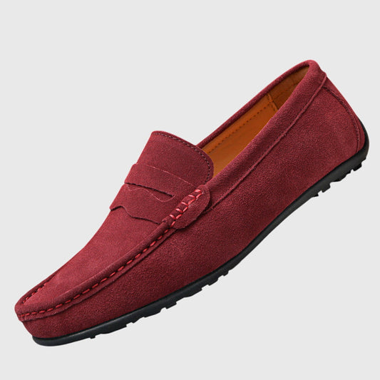 Roselia | mocasines ortopédicos con acabado tipo ante y diseño
