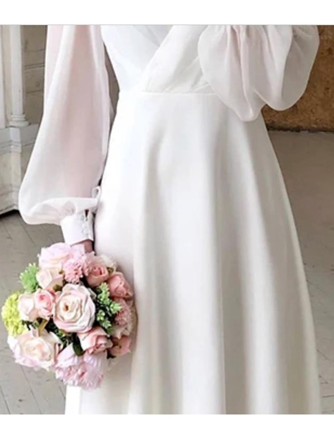 Genara | Vestido de cóctel elegante de manga larga para mujer