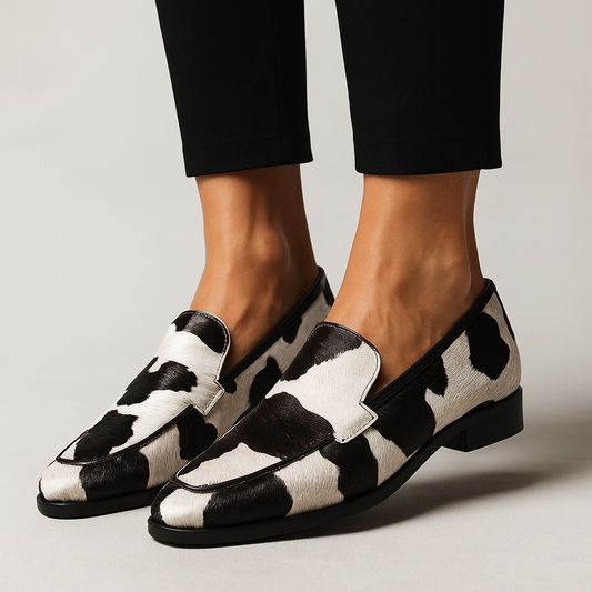 Virella | Mocasines para mujer con diseño moderno y estampado llamativo