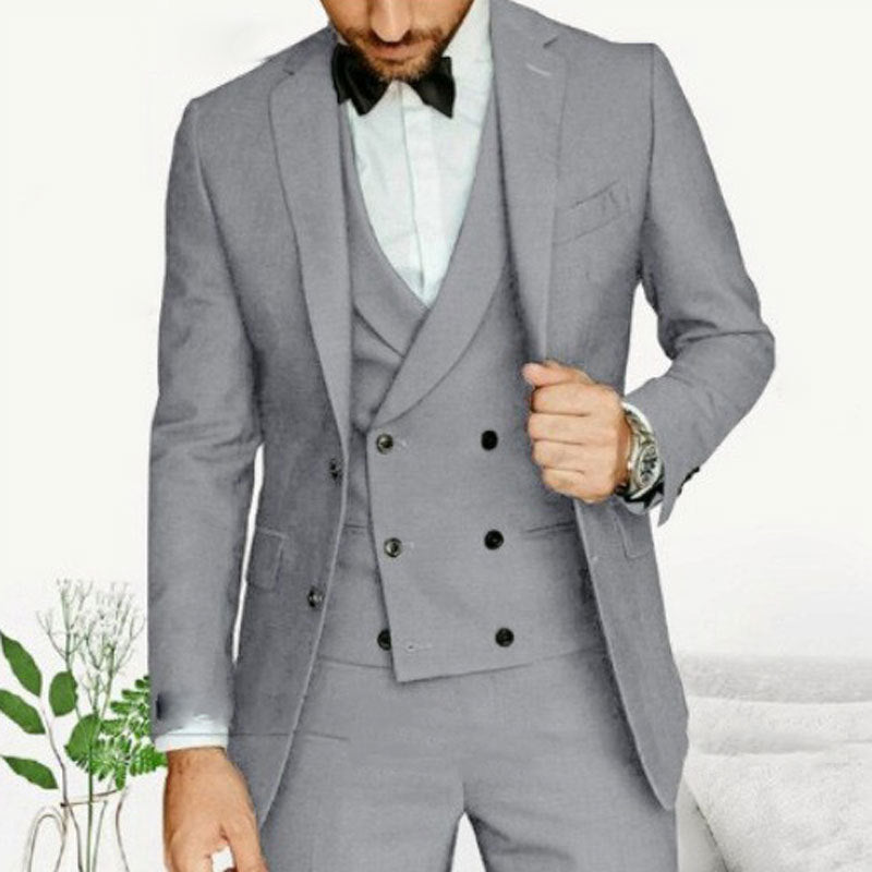 Sergio | Dreiteiliger Herrenanzug mit Slim-Fit-Sakko und Hose