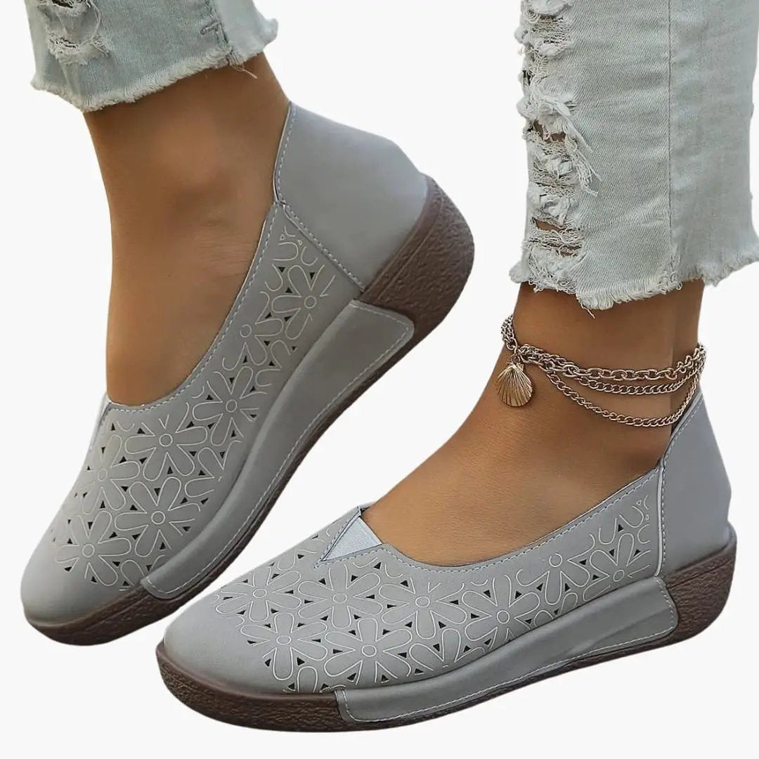 Elisa | Mokassins für Damen mit Lederoberteil und orthopädischer Innensohle
