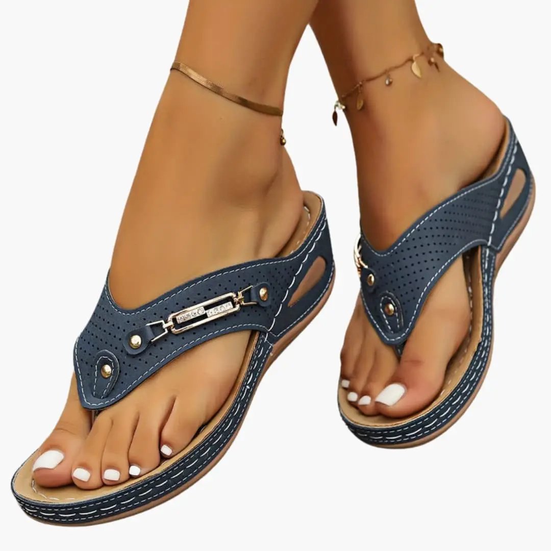 Paulina | Sandalen für Damen mit verstellbaren Riemen und gepolsterter Sohle
