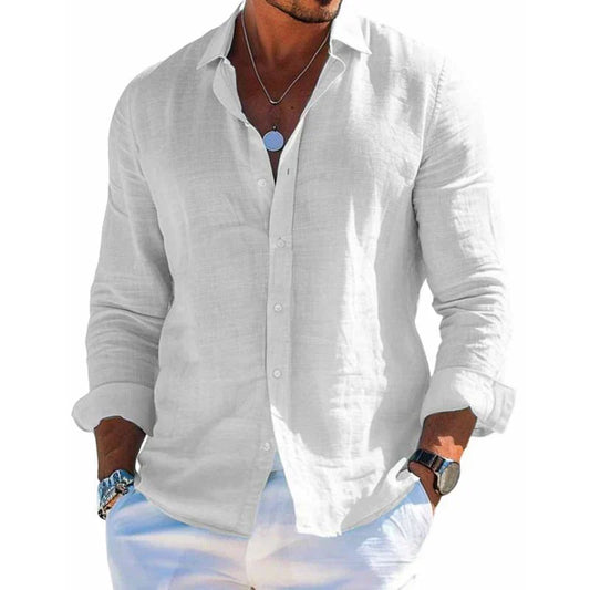 Cristian | Camisa para hombre con botones y manga larga