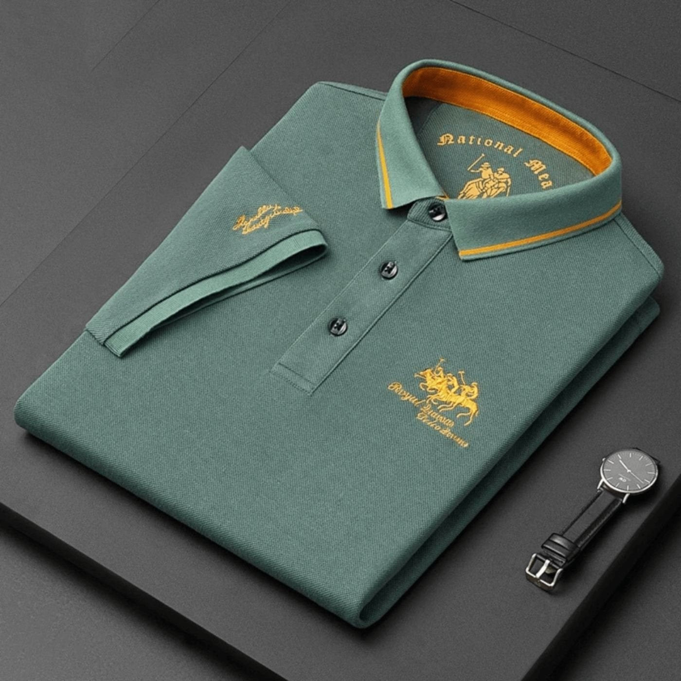 Joaquín | Polo para hombre con tejido transpirable y cuello