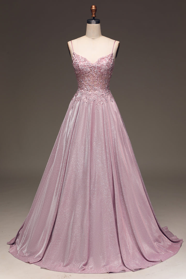 Nayra | Elegantes besticktes Maxikleid für die Party