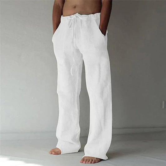 Marcos | Pantalón de hombre de corte amplio con cintura elástica | Cómodo