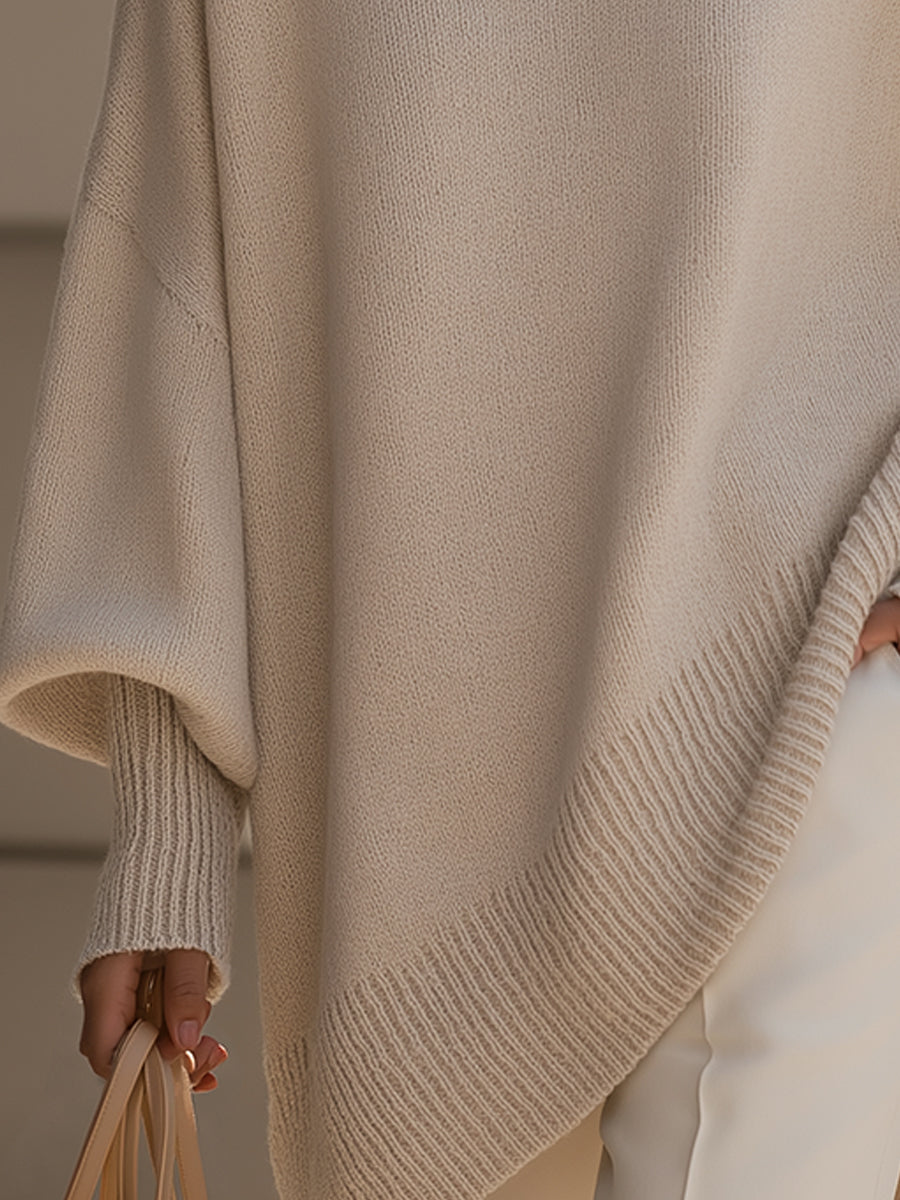 Palomares | Jersey oversize para mujer con mangas anchas suave y amplio | Cálido