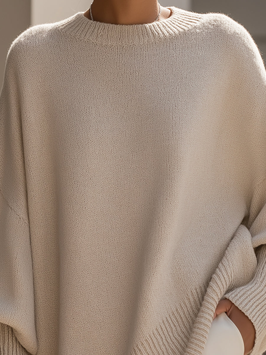Palomares | Jersey oversize para mujer con mangas anchas suave y amplio | Cálido