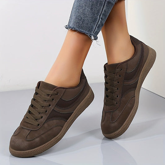 Marina | Zapatillas vintage para mujer con cordones y estilo urbano