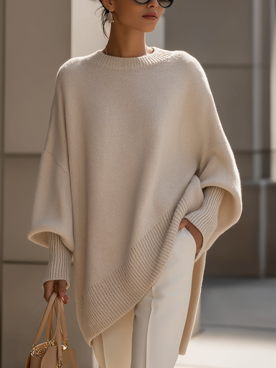 Palomares | Jersey oversize para mujer con mangas anchas suave y amplio | Cálido