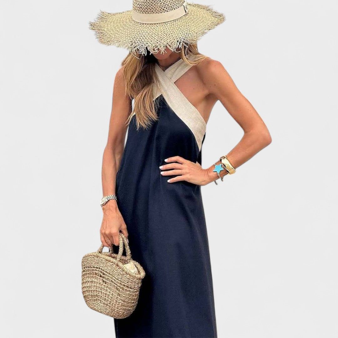 Fabiola | Elegant women's summer maxi dress