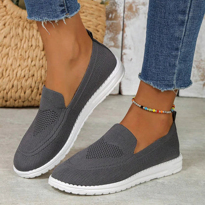 Claria | Zapatillas casual para mujer sin cordones con tejido transpirable