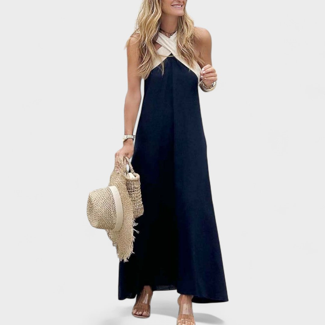 Fabiola | Elegant women's summer maxi dress
