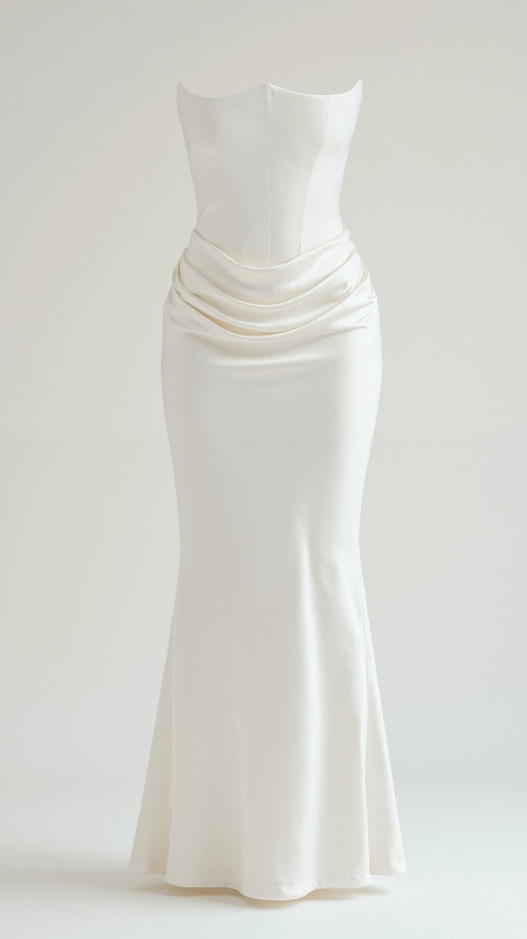 Florena | Vestido maxi de boda con silueta columna elegante para mujer