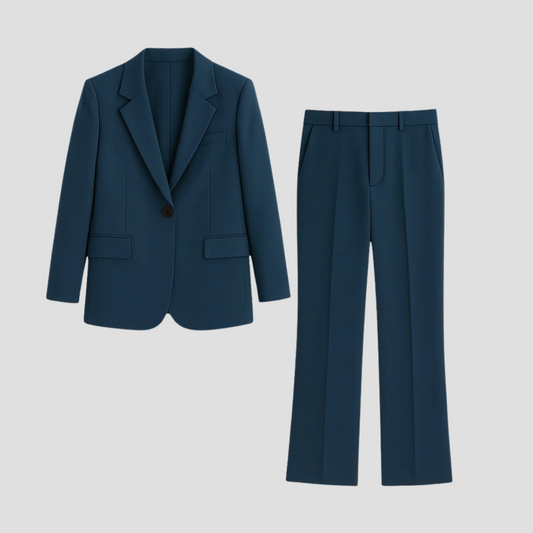 Celia | Conjunto para mujer con blazer y pantalón recto