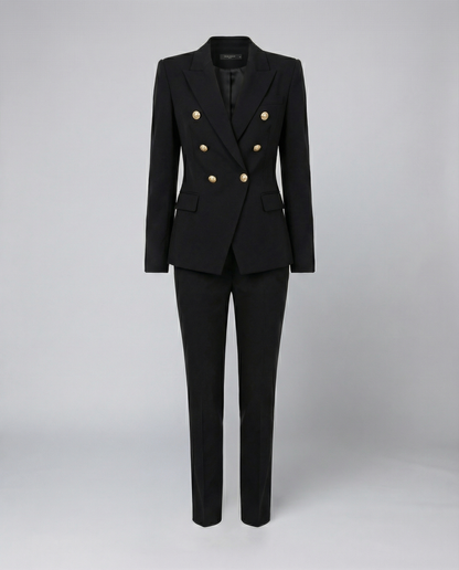 Lumeria | Conjunto de dos piezas para mujer con blazer y pantalón slim | Elegante