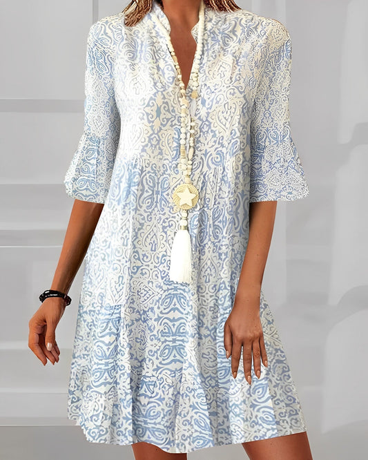 Calindra | Vestido mini de manga corta para mujer | Veraniego