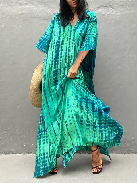 Katy | Women's Long Summer Kaftan Dress