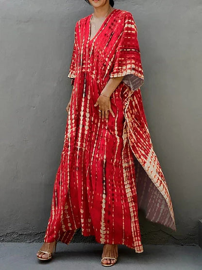 Katy | Women's Long Summer Kaftan Dress