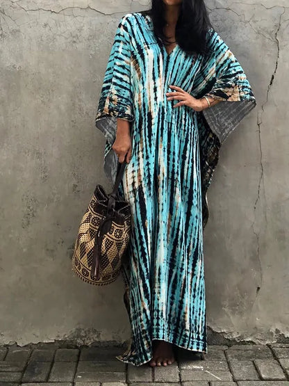 Katy | Women's Long Summer Kaftan Dress