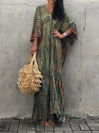 Katy | Women's Long Summer Kaftan Dress
