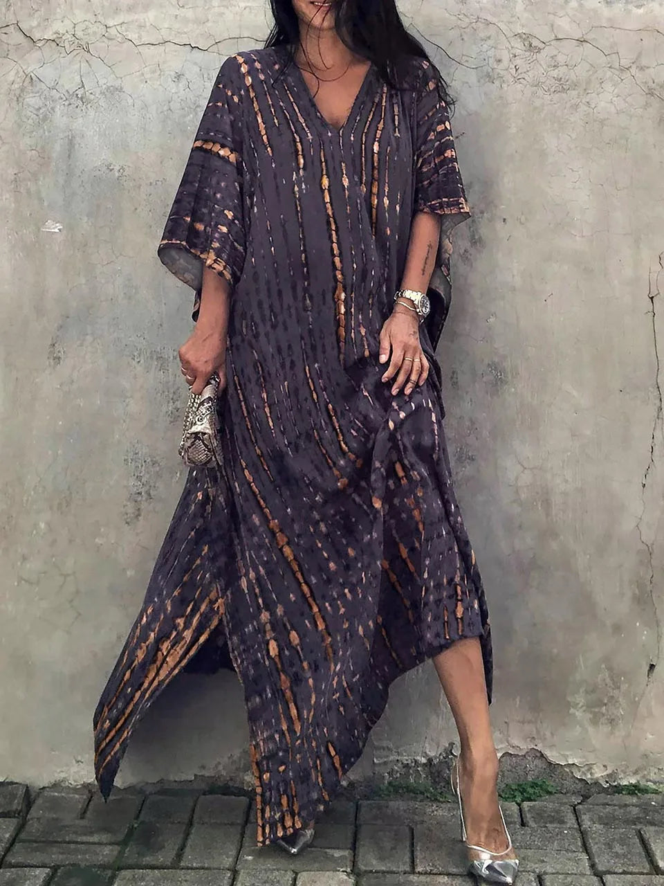 Katy | Women's Long Summer Kaftan Dress