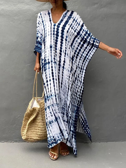 Katy | Women's Long Summer Kaftan Dress