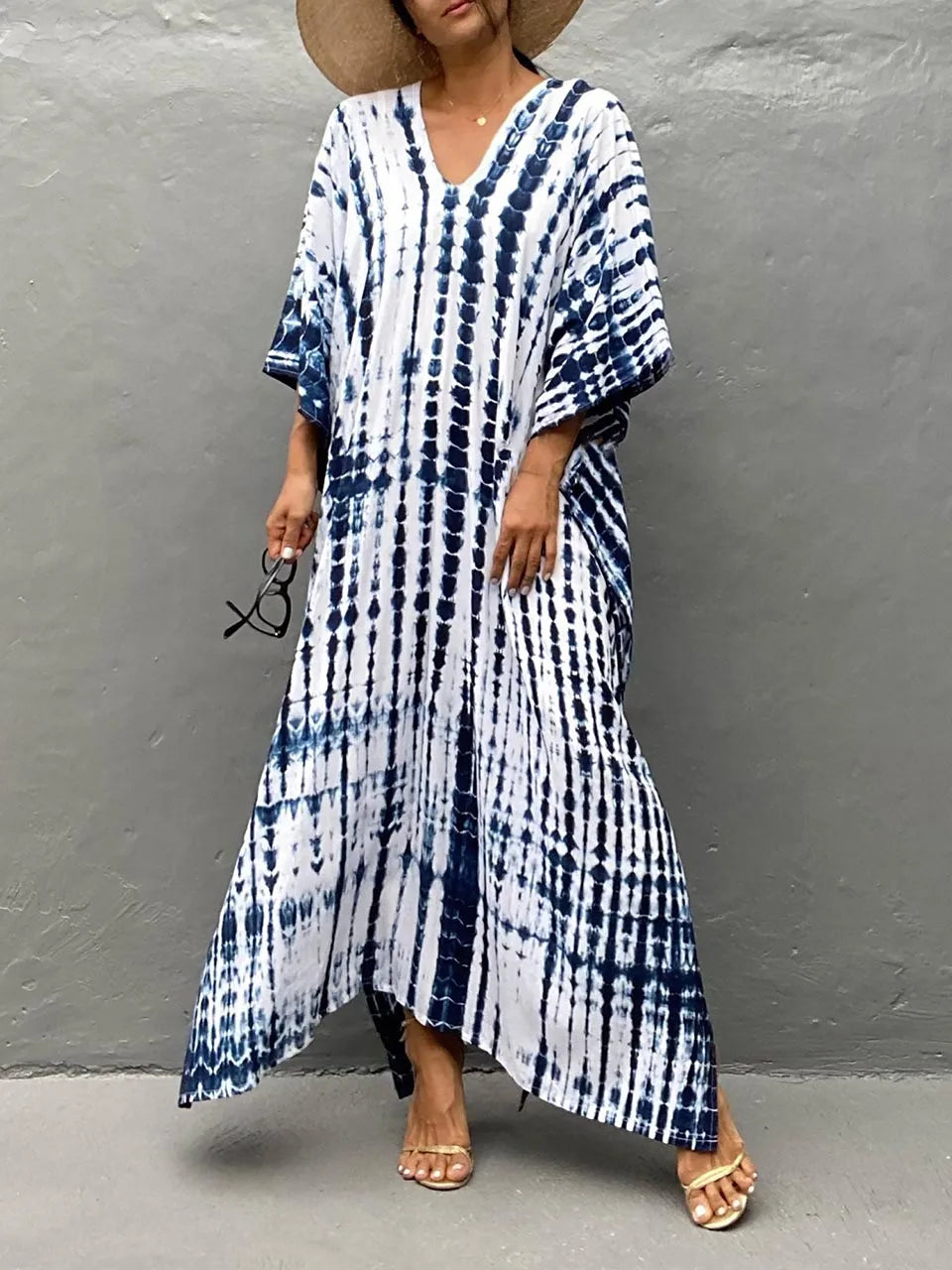 Katy | Women's Long Summer Kaftan Dress
