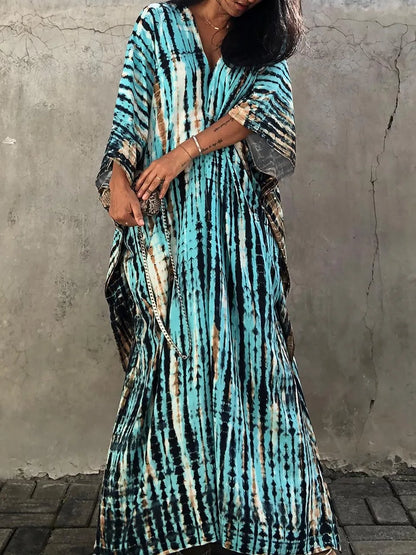 Katy | Women's Long Summer Kaftan Dress