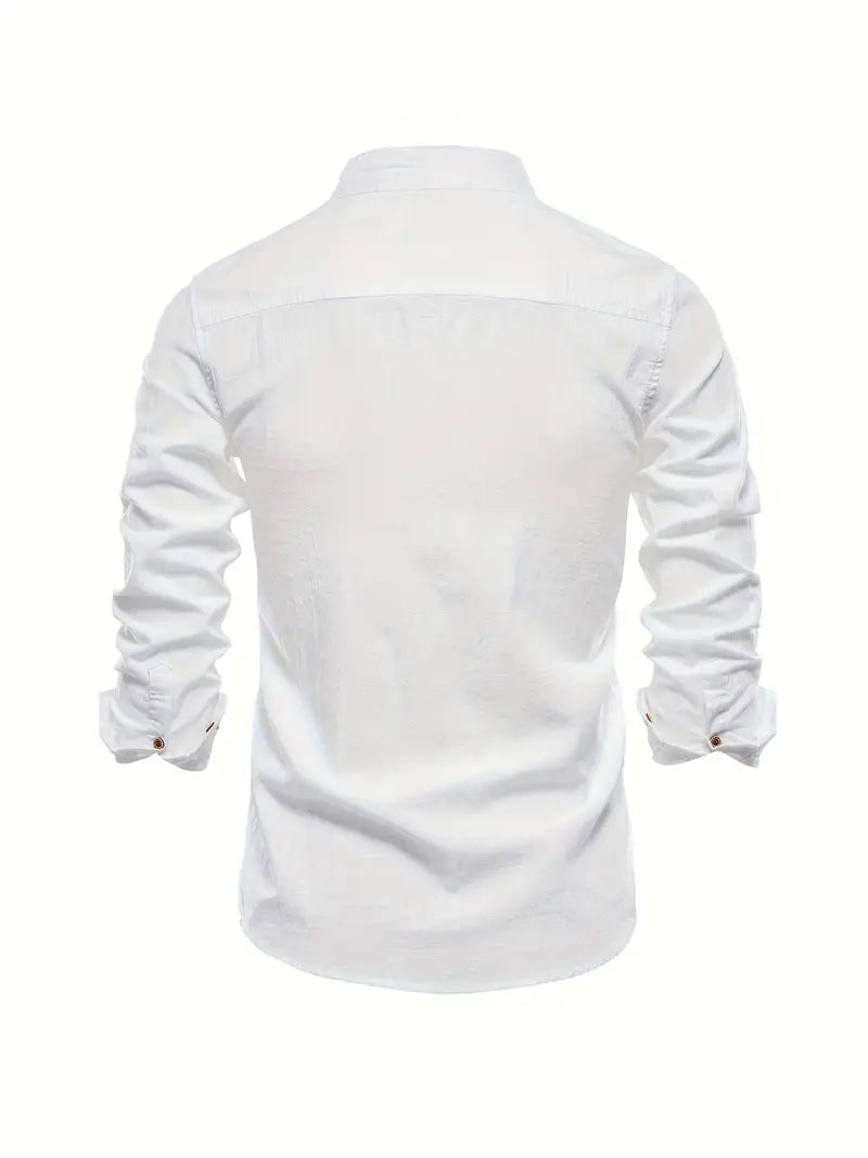 Alejandro | Camisa casual de hombre con botones para entretiempo