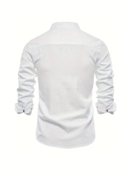 Alejandro | Camisa casual de hombre con botones para entretiempo