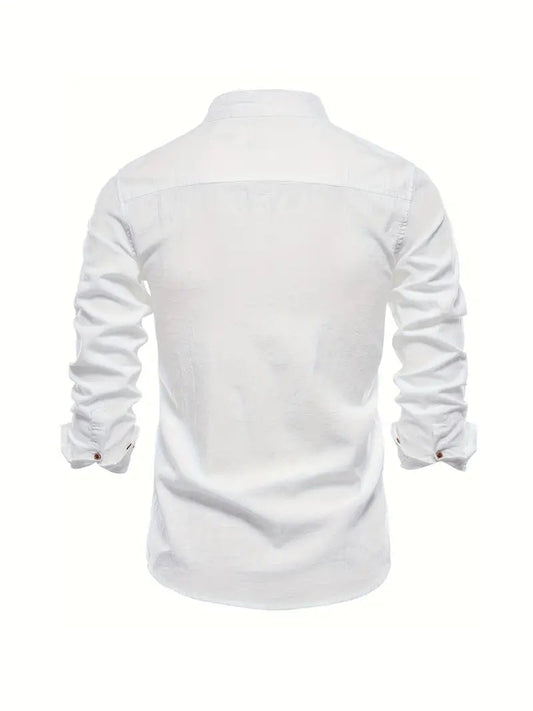Alejandro | Camisa casual de hombre con botones para entretiempo