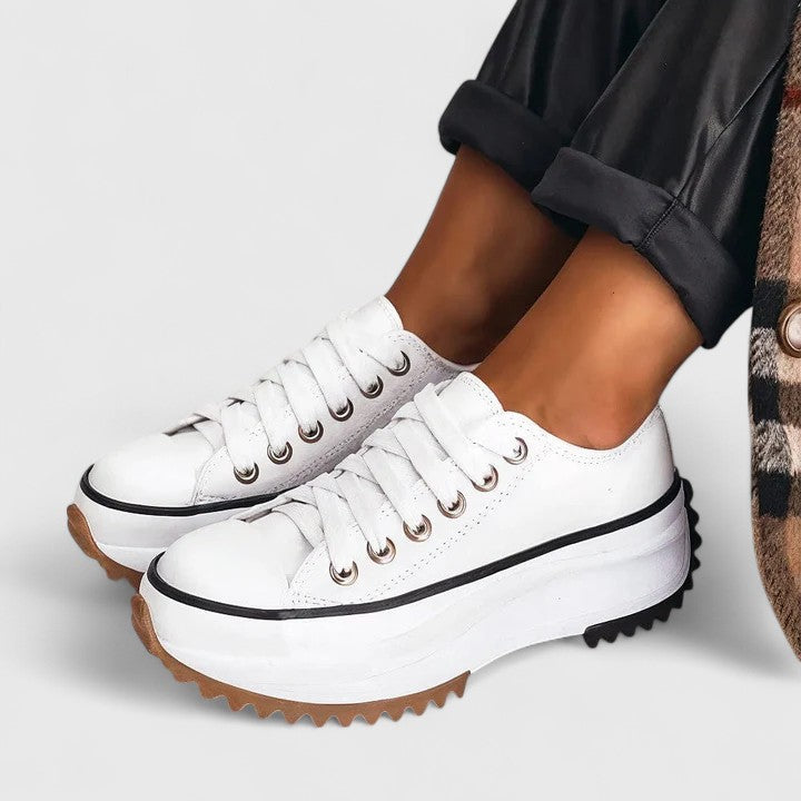 Gudelia | Zapatillas para mujer con puntera redonda y suela gruesa