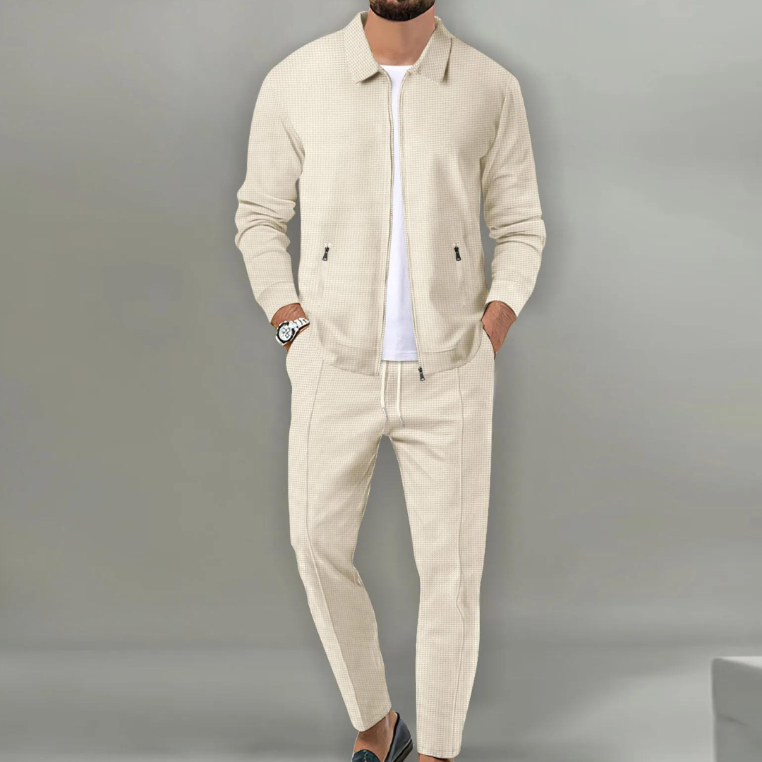 Aureliano | Herren Outfit mit Bomberjacke und elastischer Hose, bequem | Sportlich  