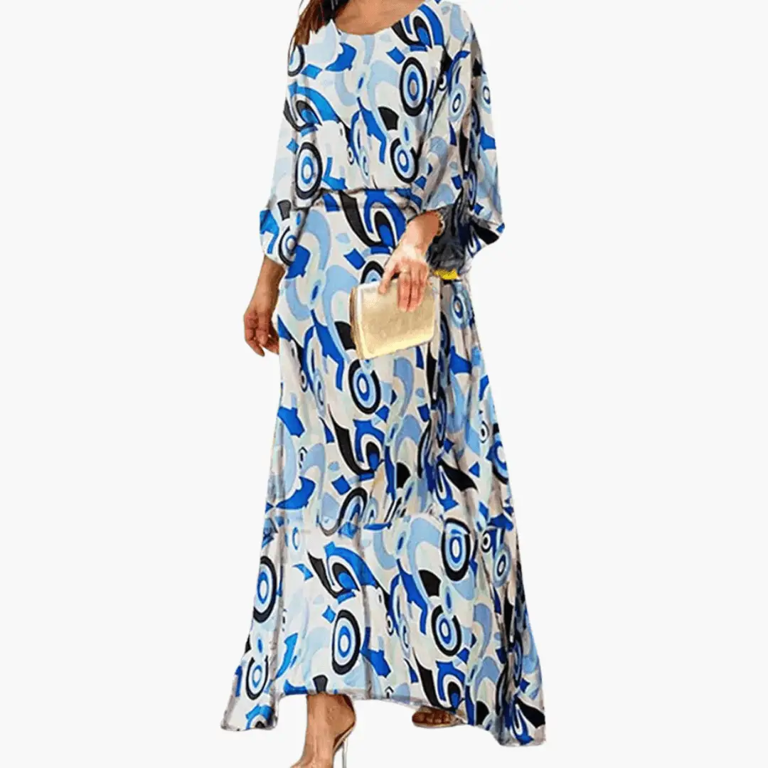 Gabriela | Women's maxi dress with boho-style print
