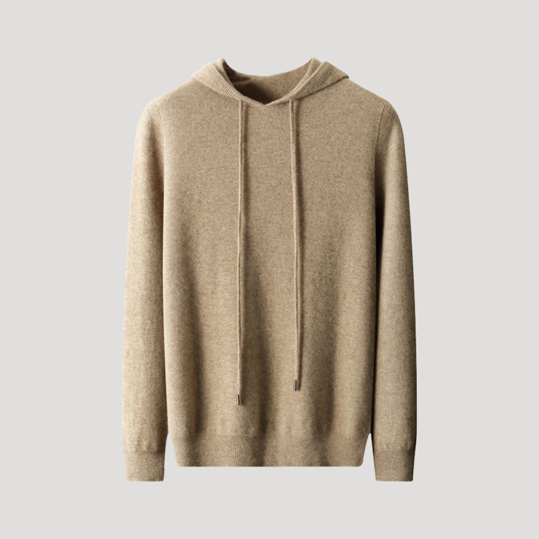 Aitor | Jersey de cachemir con capucha para hombre de primavera