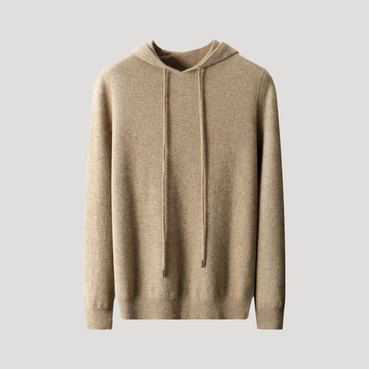 Aitor | Jersey de cachemir con capucha para hombre de primavera