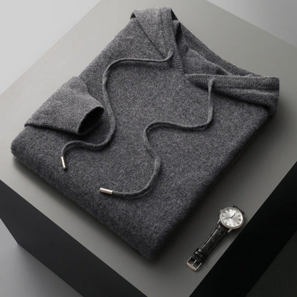 Aitor | Jersey de cachemir con capucha para hombre de primavera