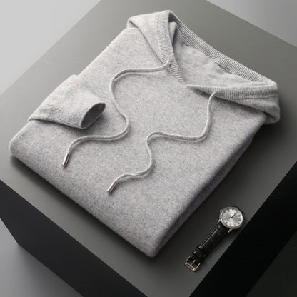Aitor | Jersey de cachemir con capucha para hombre de primavera