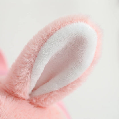Mochi | Mochila infantil con conejo de peluche y cremallera