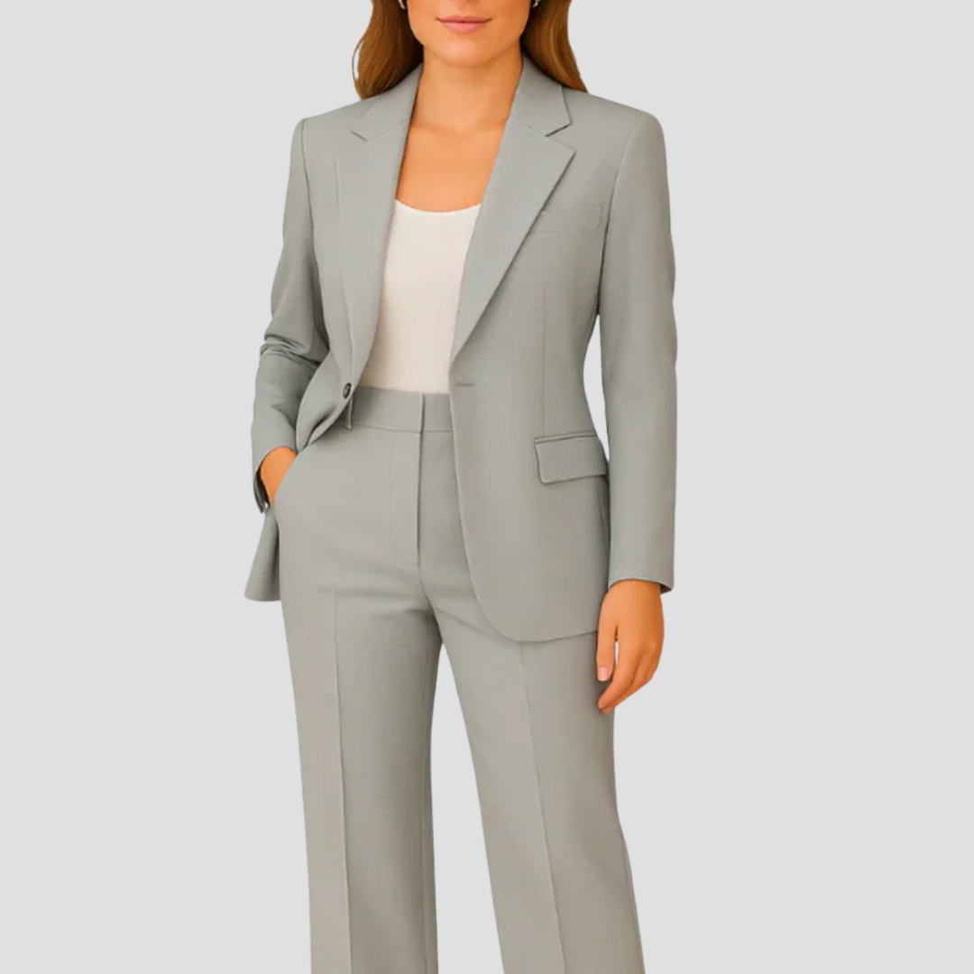 Celia | Conjunto para mujer con blazer y pantalón recto