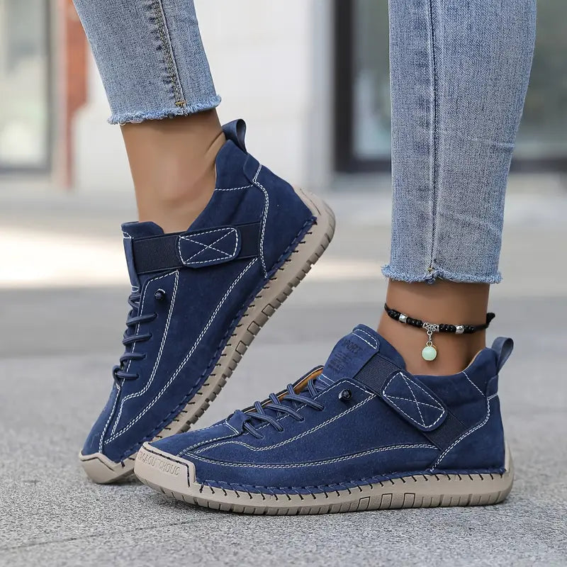 Nivalia | Zapatillas para mujer con tejido texturizado y cordones cómodas | Transpirables