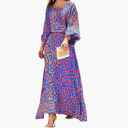 Gabriela | Women's maxi dress with boho-style print