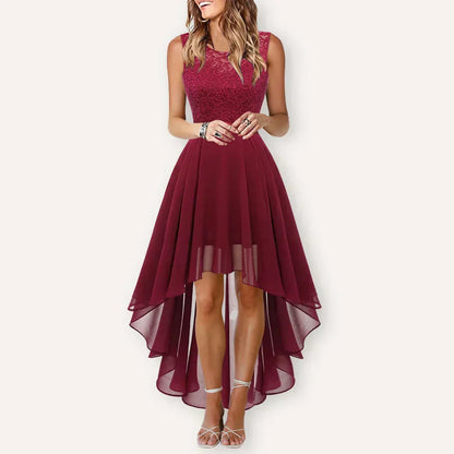 Sonia | Vestido asimétrico elegante para mujer invitada de boda