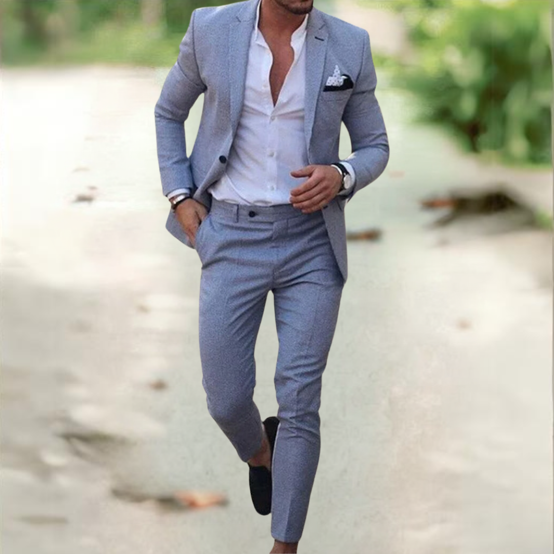 Toribio | Traje elegante de dos piezas para hombre con chaqueta y pantalón | Clásico