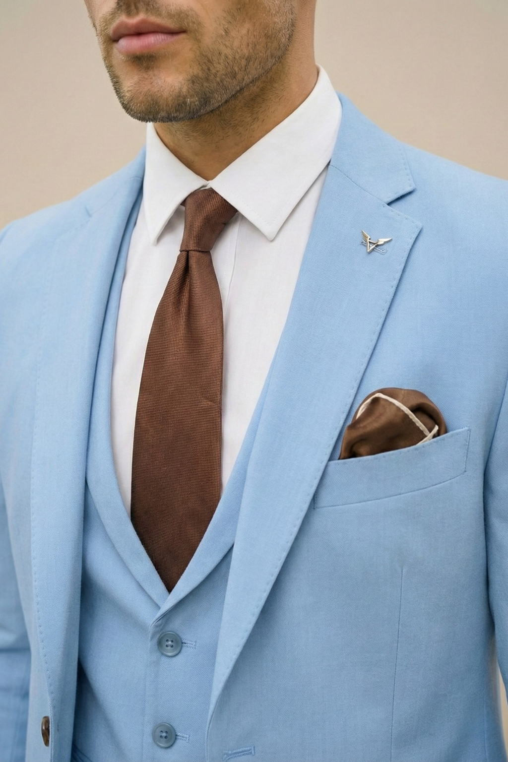 Sebastian | Eleganter dreiteiliger Slim-Fit-Anzug für Herren