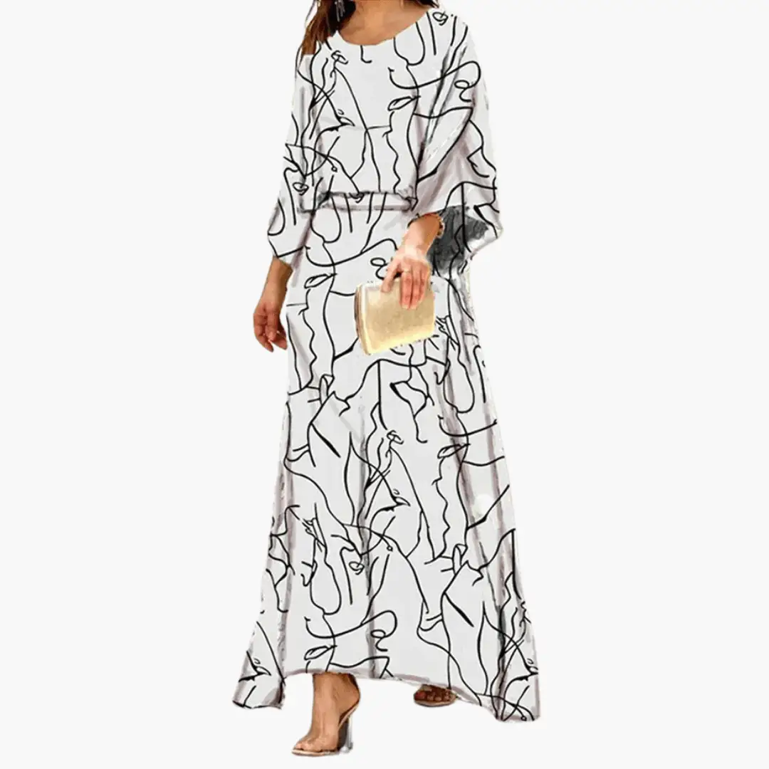 Gabriela | Women's maxi dress with boho-style print
