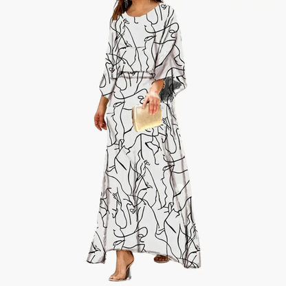Gabriela | Women's maxi dress with boho-style print