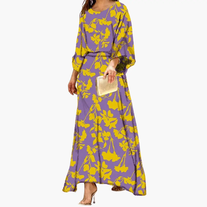 Gabriela | Women's maxi dress with boho-style print