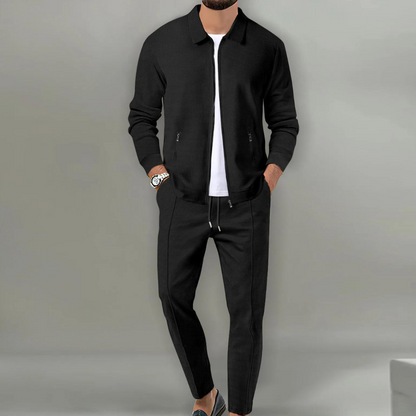 Aureliano | Herren Outfit mit Bomberjacke und elastischer Hose, bequem | Sportlich  